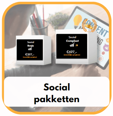 Social media pakketten Diensten Brand in Concept