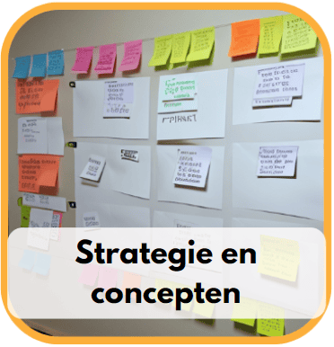 Diensten Brand in Concept Strategie en concepten